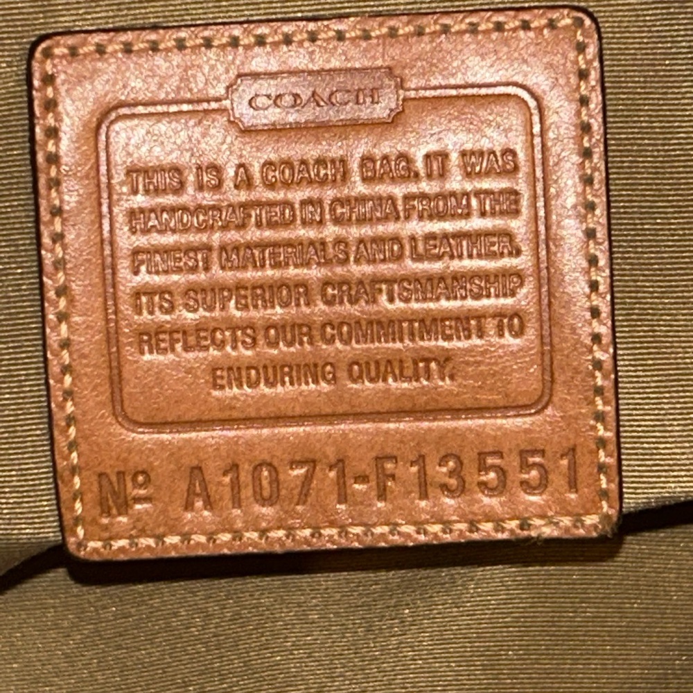 ✨COACH EUC✨Stylish Tan and Brown Women's Bag - Picture 9 of 16